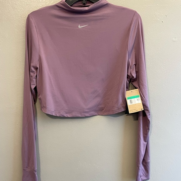 Nike Dri-FIT One Luxe Women's Long-Sleeve Cropped Training Top Sz XL $62 - Picture 4 of 7